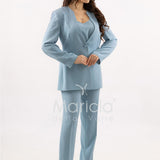 Tailleur Completo 3 pezzi in strass SH728TP POLVERE SHARON 