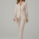 Completo con manica ricamata LH315 CREMA LUDOVICA HASSLER 