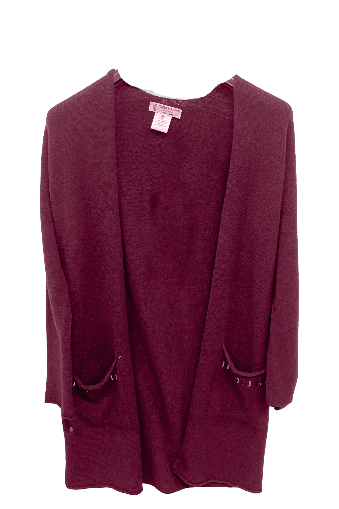 cardigan sciallato CF4390 AMARONE CARLA FERRONI 