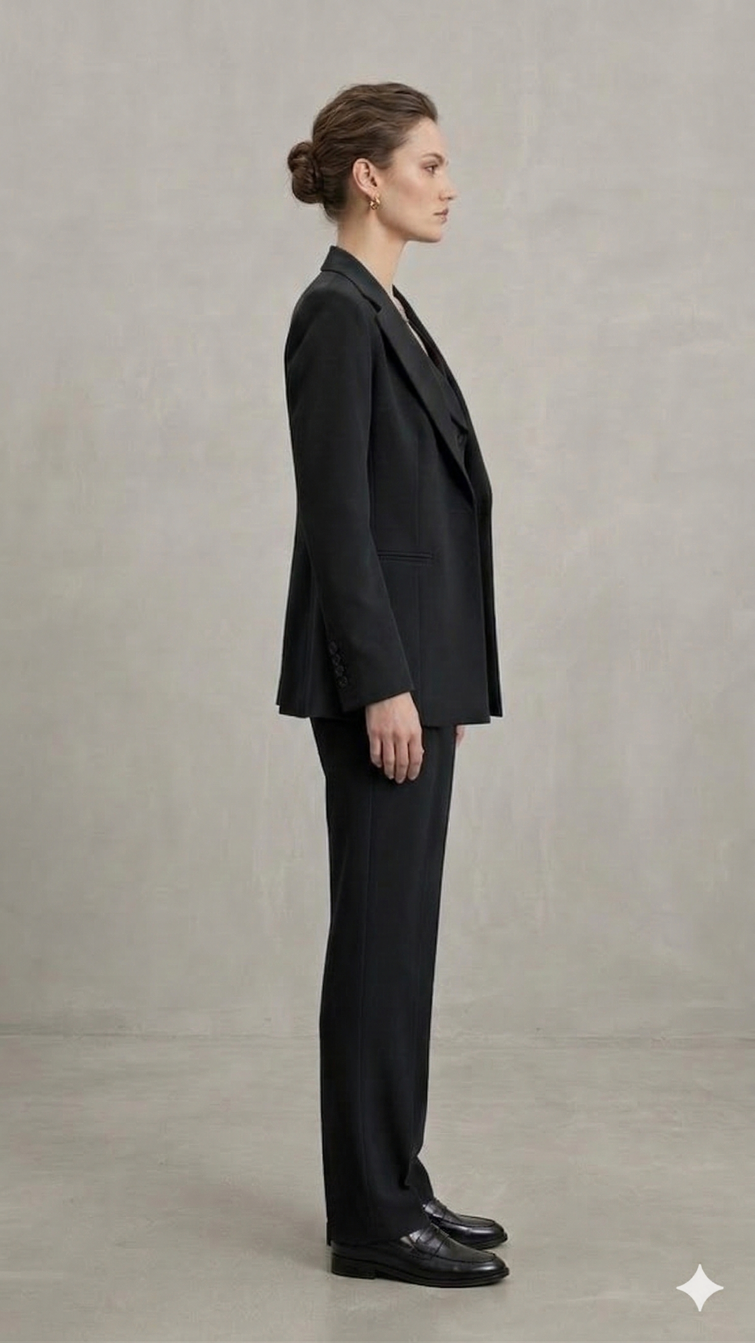 Completo 3 pezzi con gilet AD10101 NERO MARICLA 