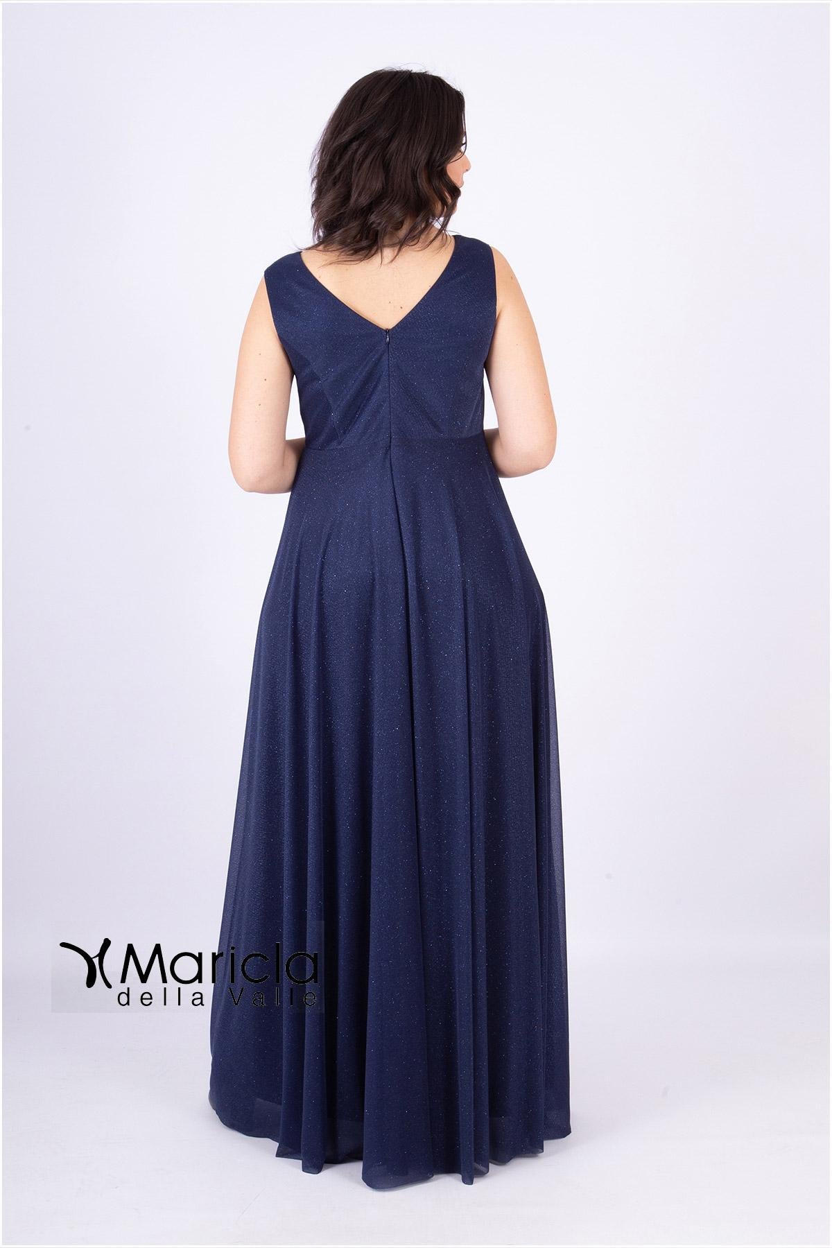 lungo fasce glitter BB28337 BLU MARICLA ELEGANCE 