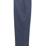 pantalone palazzo effetto lino MS11504SC BLU MARICLA 
