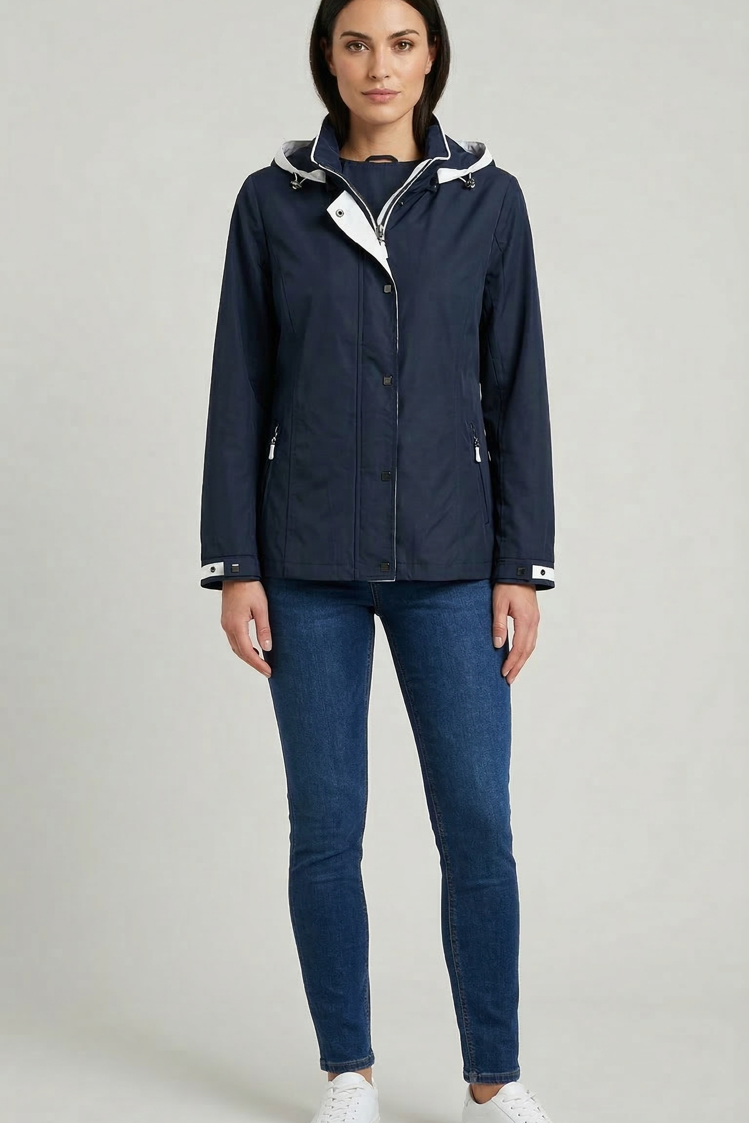 giubbino profilo bicolore MELISSA BLU MARICLA 