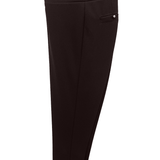 pantalone scuba crepe con bottoncini MS8105SC MORO MARICLA 