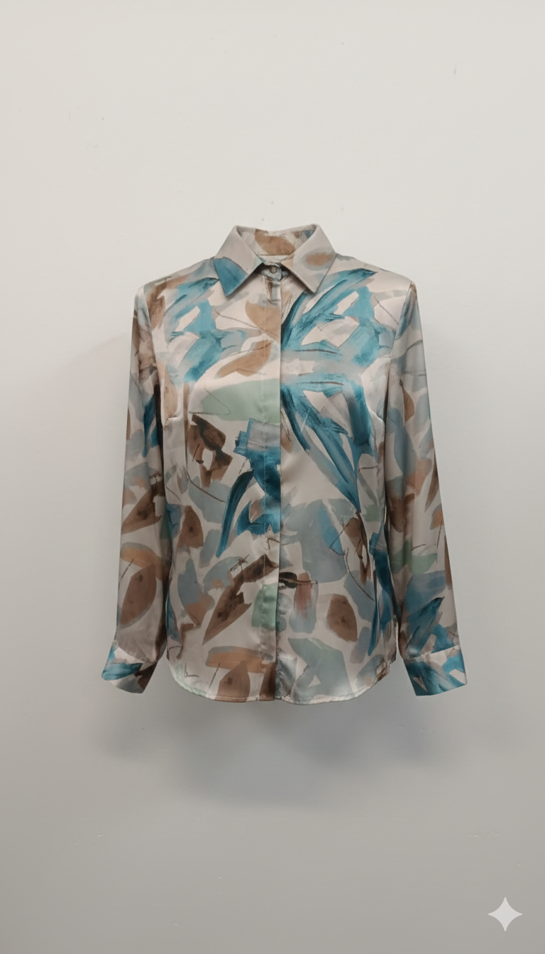 camicia fantasia ROMI2755 MENTA MARICLA 