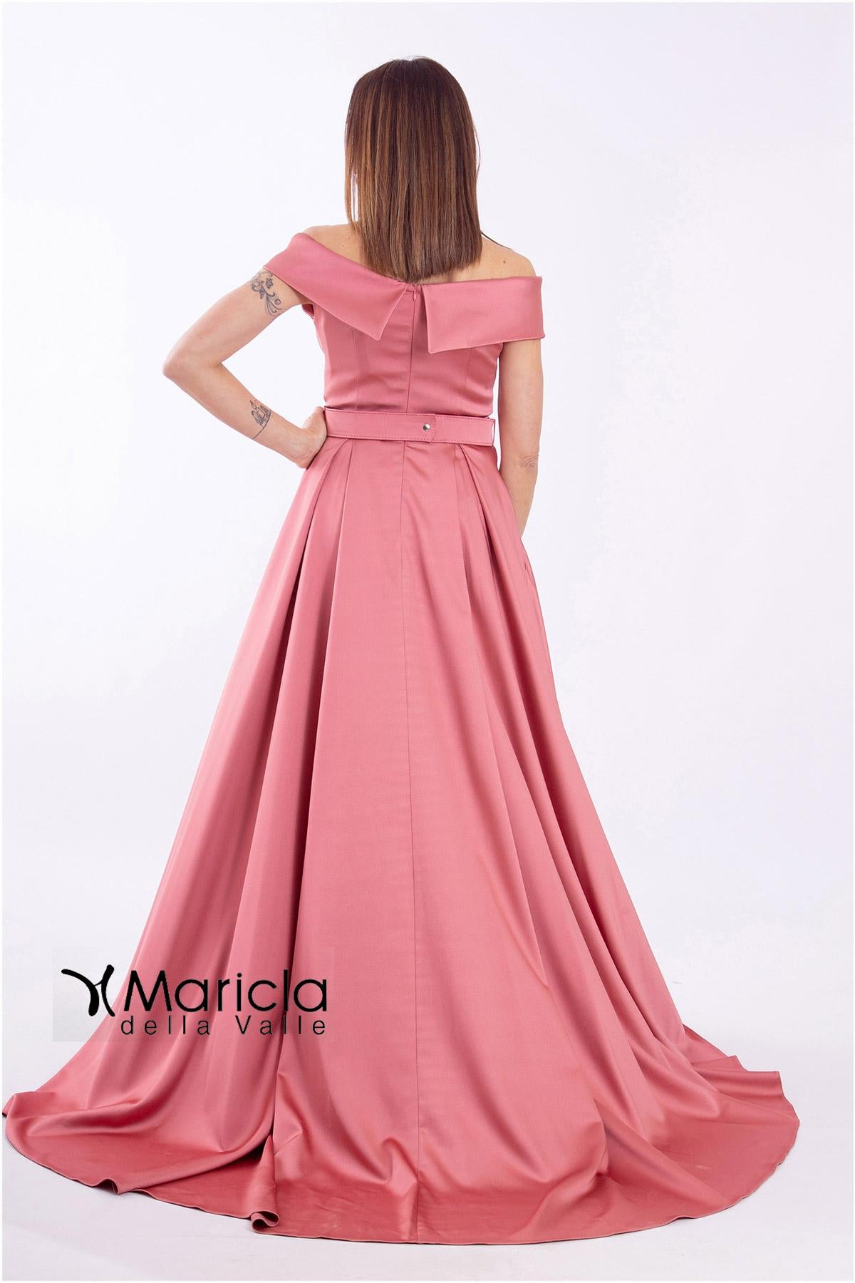 ampio con cintura VI3008 MALVA MARICLA ELEGANCE 