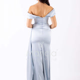 abito lungo con strass ALC04 POLVERE MARICLA ELEGANCE 