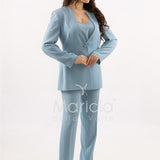 Tailleur Completo 3 pezzi in strass SH728TP POLVERE SHARON 
