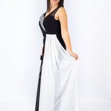 lungo bicol.lato strass PF601 NERO PAOLA FORTI 