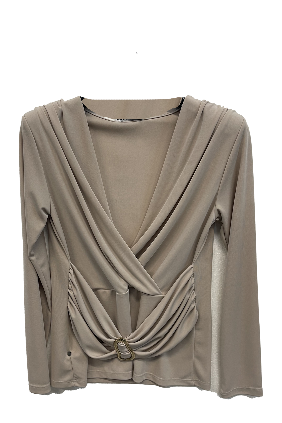 maglia unita con cintura GR1404 BEIGE MARICLA 