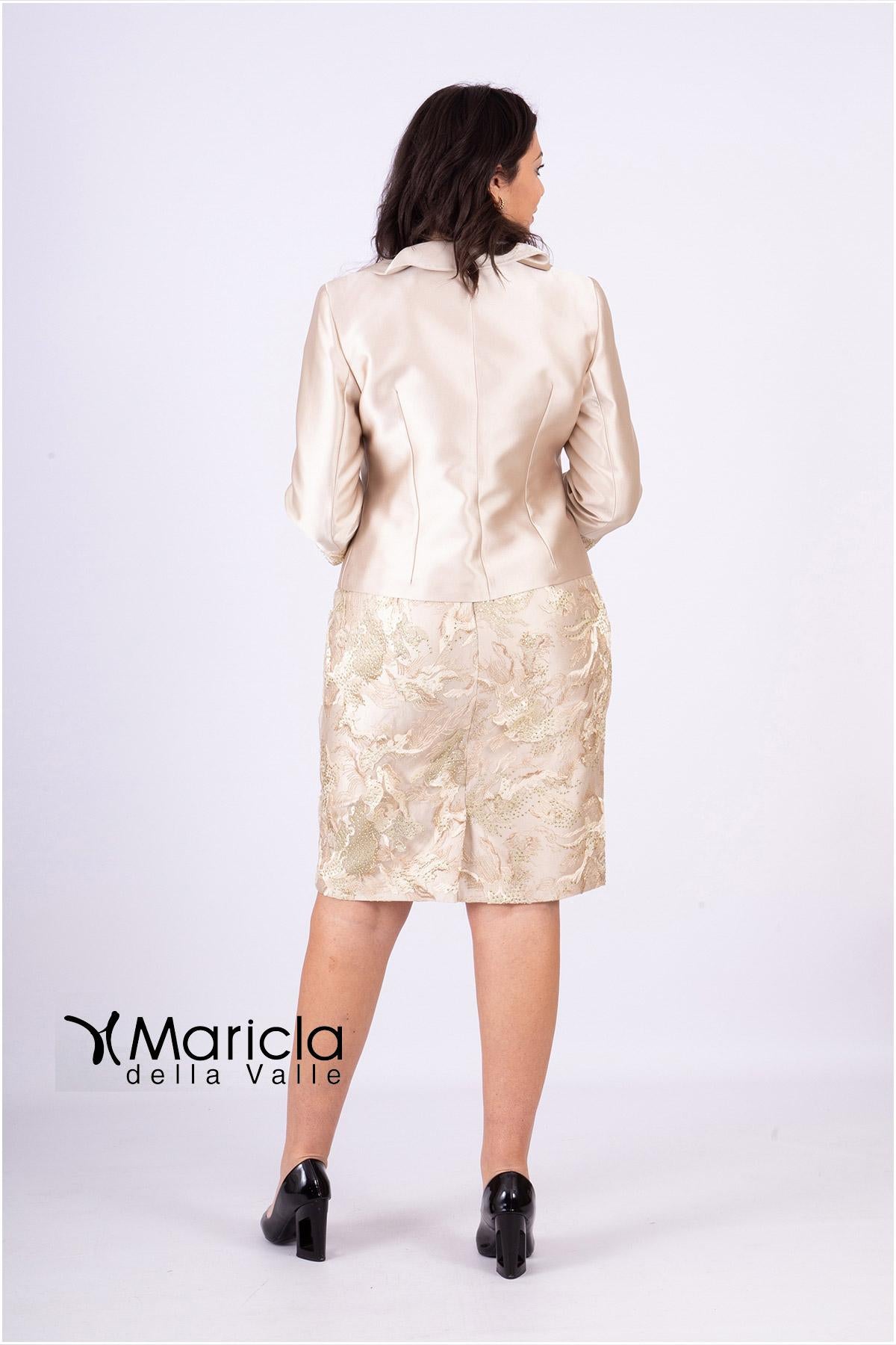 tubino ric.+giacca AD1028 ORO MARICLA ELEGANCE 