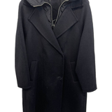 cappotto lungo doppio petto con piumino AZ70CA NERO MARICLA 