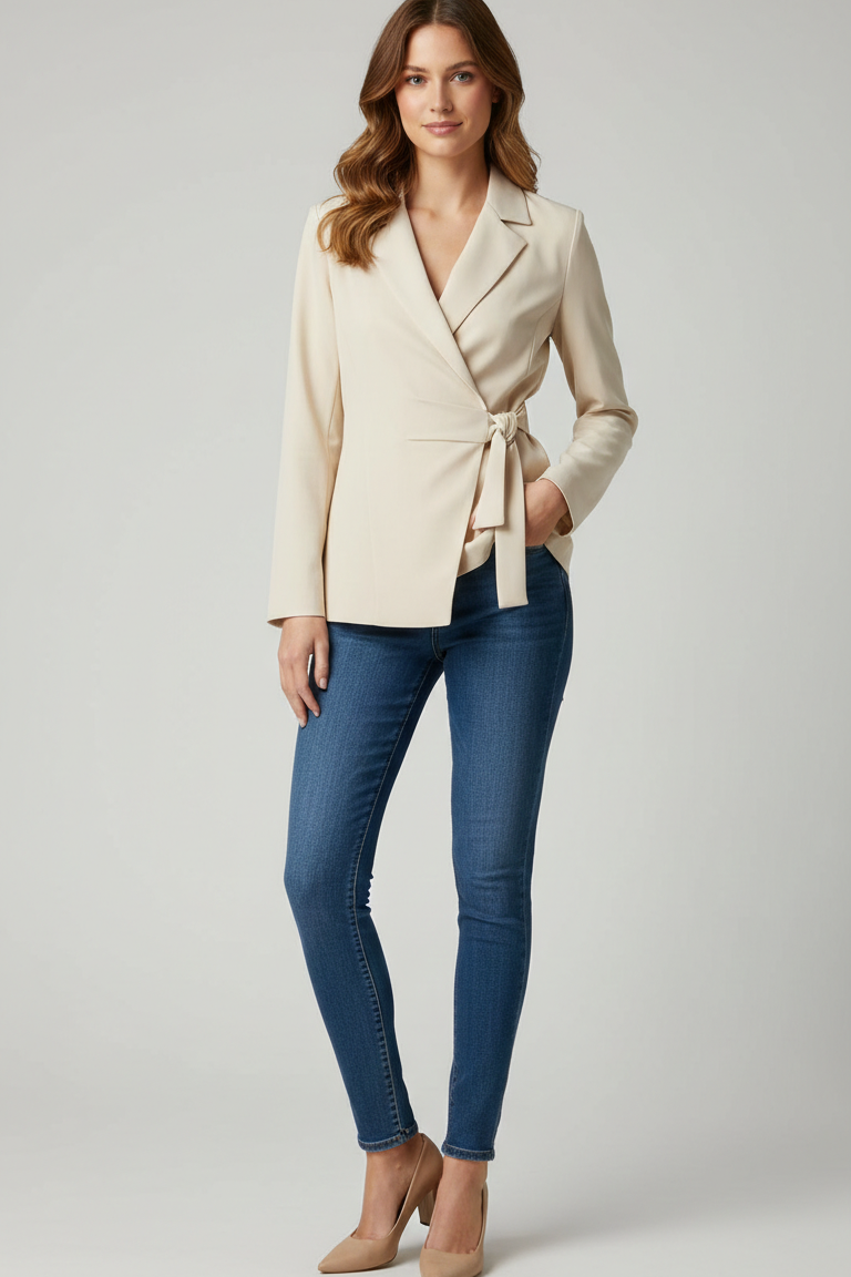 Giacca Kimono a Portafoglio GR1924 BURRO MARICLA 