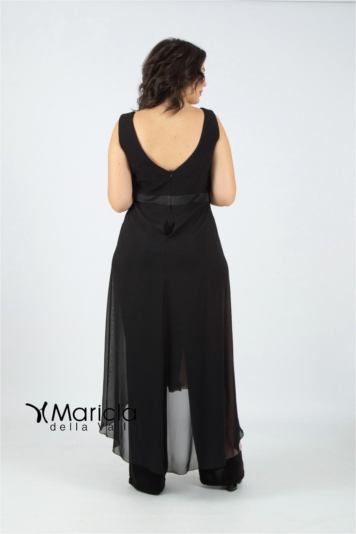con triangoli laser PF104/22 NERO/ROSA PAOLA FORTI 
