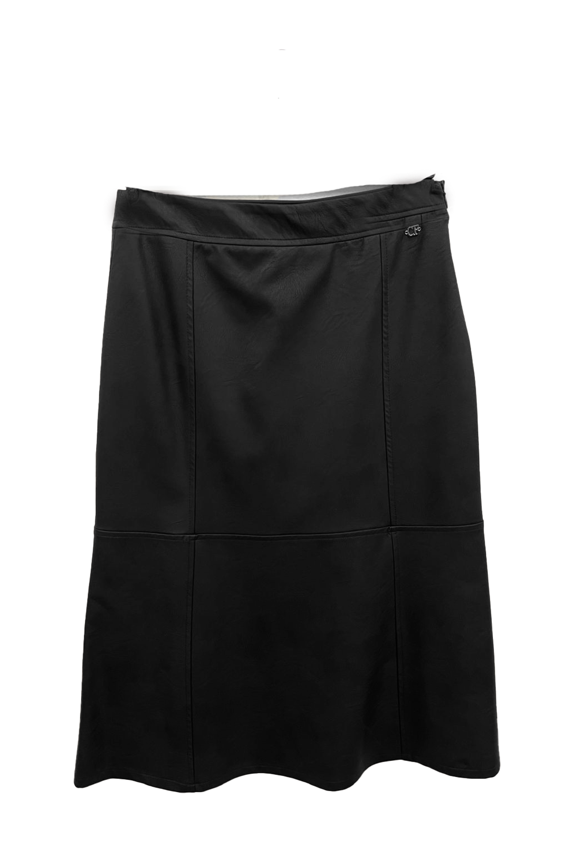 gonna ecopelle CF70019 NERO CARLA FERRONI 