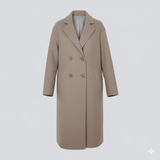 Cappotto doppio petto over AZ79CA TORTORA MARICLA 