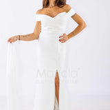 abito omerale FI7507 BIANCO MARICLA ELEGANCE 