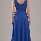 Abito lungo con fiocco JC35431 BLUETTE MARICLA ELEGANCE 