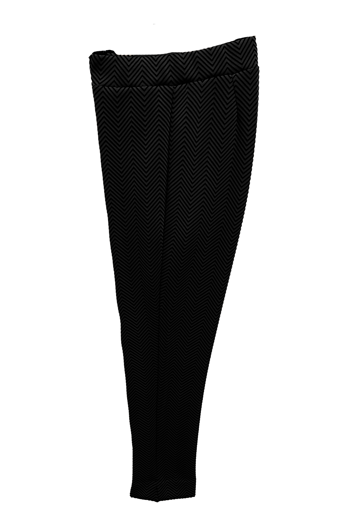 Pantaloni a Motivo Chevron RF2025 NERO MARICLA 