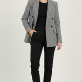 Blazer Doppiopetto con Trama a Micro-Pattern LOBELIA BLU MARICLA 