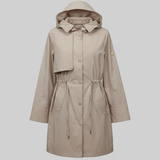 Parka Leggero con Cappuccio LIN11 BEIGE LINDAS 