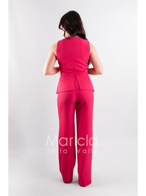 tuta baschina con strass SHARON | SH606FUCSIA