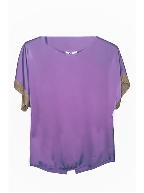 maglia casacca mezza manica profilo oro MARICLA | DB10284CIPOLLA