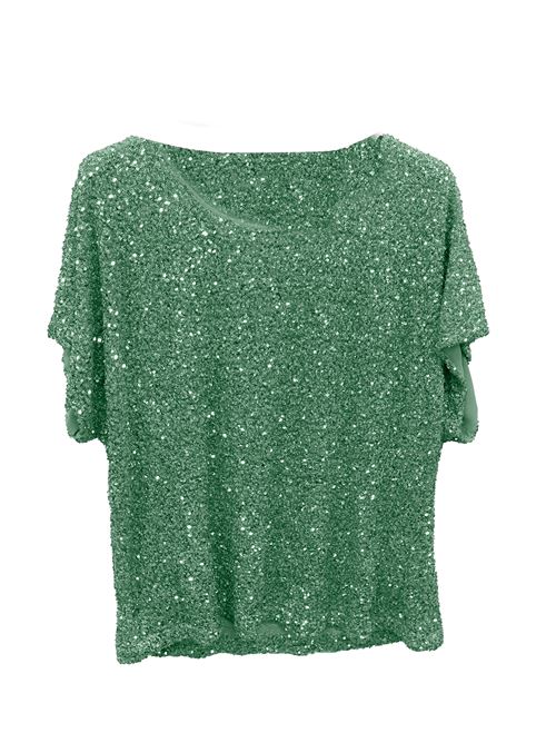casacca paiette MARICLA | LIB25252VERDE