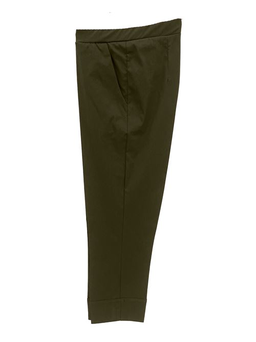 pantalone elasticizzato con piegone MARICLA | MS616SCMILITARE