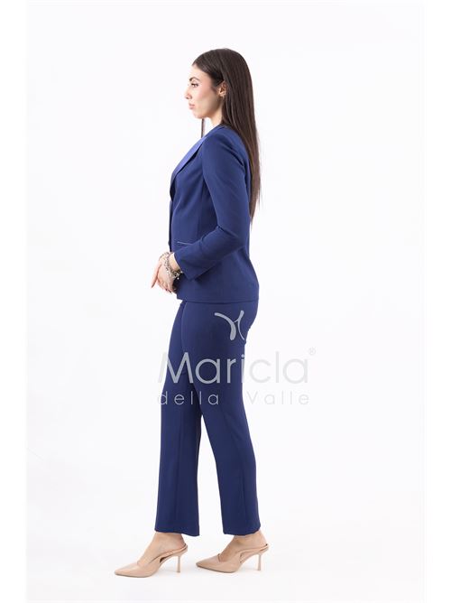 Completo tailleur collo smoking MARICLA | ROMI3872BLUETTE