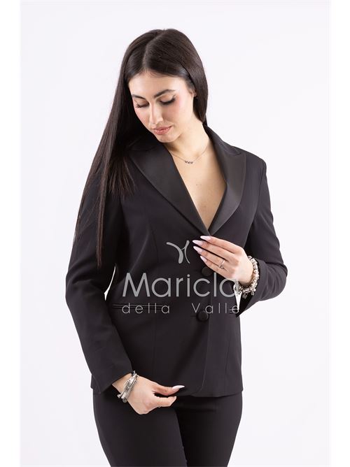 Completo tailleur collo smoking MARICLA | ROMI3872NERO
