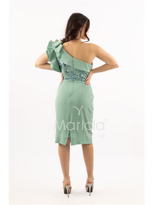 abito midi corpetto strass monospalla SHARON | SH865ACMENTA
